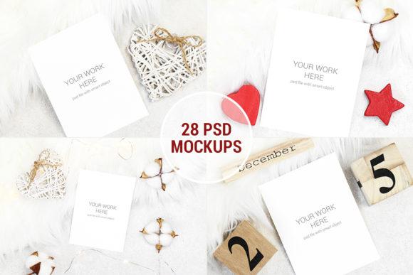 Download Mockup Pack 28 PSD with Smart Objects - Smart objects Collection