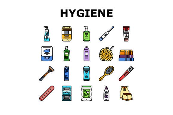 Download Hygiene Virus Hand Soap Clean Icons Set - Premium Resources