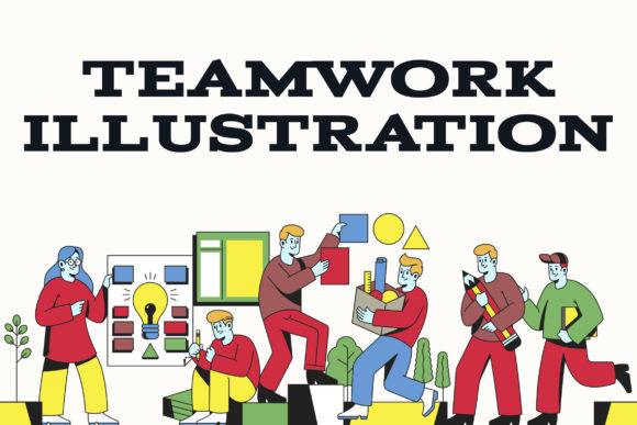 Download Team Work Illustration Collection - Illustration Collection