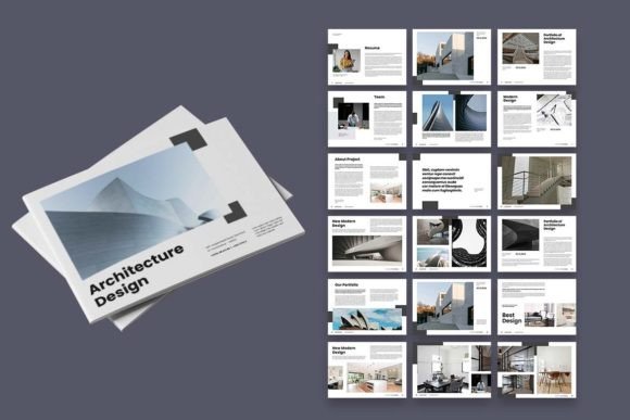 Download White Portofolio Architecture Brochure - Portofolio Collection