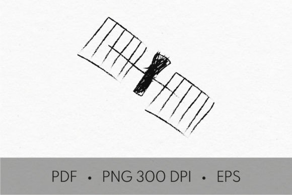 Download Satellite Hand Drawn Doodle Illustration - Premium Bundle