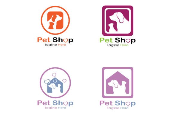 Download Pet Shop Logo Design Icon Illustration - Illustration Collection