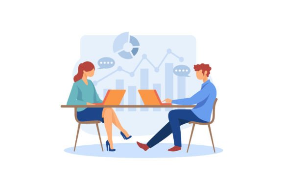 Download Consulting Illustration Exclusive Design - Illustration Collection