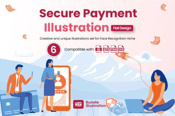 Download Illustration Design for Secure Payment - Illustration Collection
