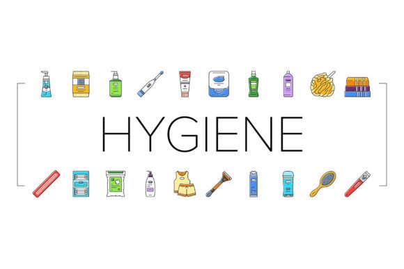 Download Hygiene Virus Hand Soap Clean Icons Set - Premium Resources